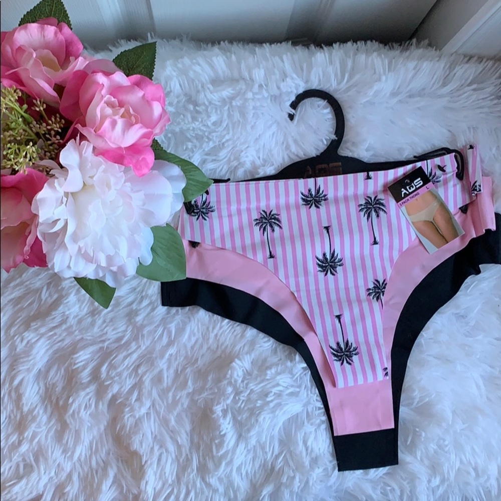 NWT 3 pack thong underwear size L by AQS